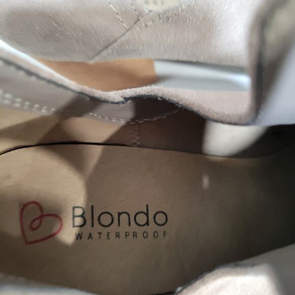 Blondo Neda B6689 Waterproof Suede Ankle Bootie Size 9.5 - Picture 11 of 14